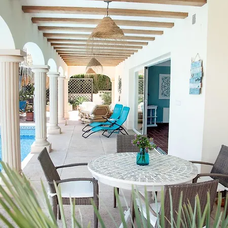Las Palmeras With Private Pool And Garden