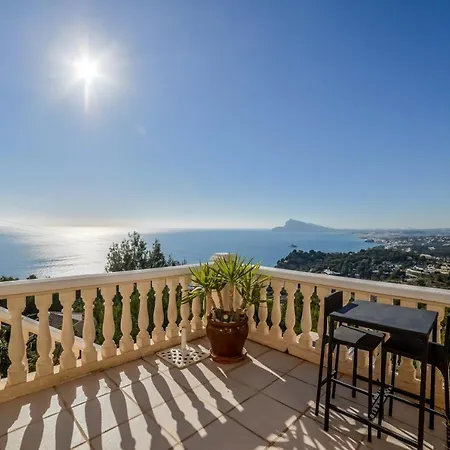Altavista With Sea View In Hills Altea