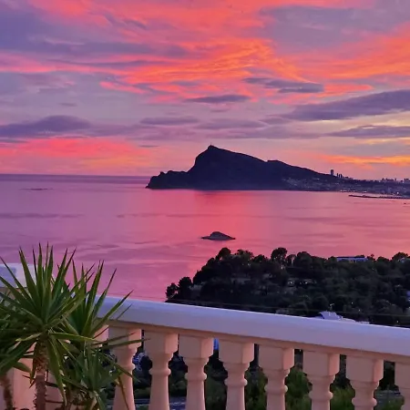 Altavista With Sea View In Hills Villa Altea