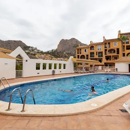 Apartment With Balcony At Mascarat - Pool Altea