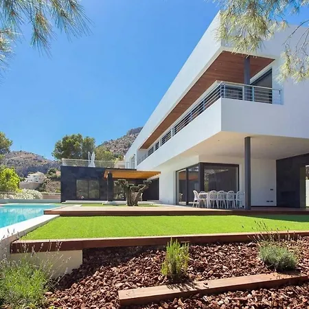 Country house Casa Minimalista Moderno Con Piscina Altea