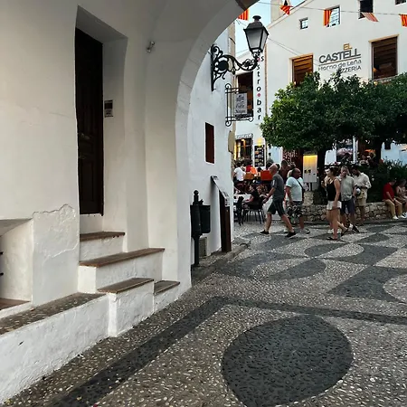 Above The Iconic Portal Vell Apartment